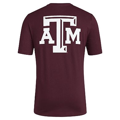 Men's adidas Maroon Texas A&M Aggies Reverse Retro Baseball 2 Hit T-Shirt
