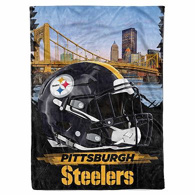 "Pittsburgh Steelers 66"" x 90"" City Sketch Blanket"
