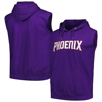Men's Fanatics Branded Purple Phoenix Suns Jersey Muscle Pullover Hoodie