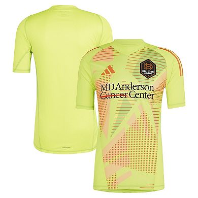 Men's adidas Yellow Houston Dynamo FC 2024 Goalkeeper Jersey