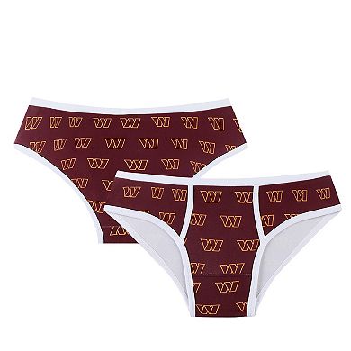 Women's Concepts Sport Burgundy Washington Commanders Gauge Allover Print Knit Panties