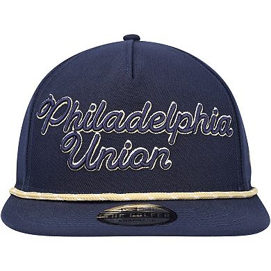 Men's New Era  Navy Philadelphia Union Script Golfer Adjustable Hat