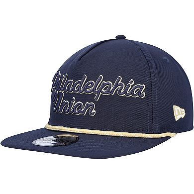 Men's New Era Navy Philadelphia Union Script Golfer Adjustable Hat