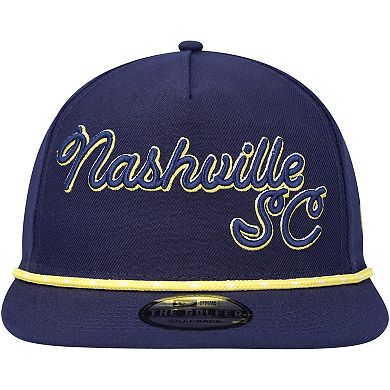 Men's New Era Navy Nashville SC Script Golfer Adjustable Hat