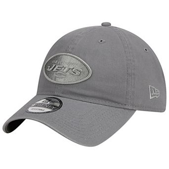 Men's New Era Gray New York Jets Color Pack 9TWENTY Adjustable Hat