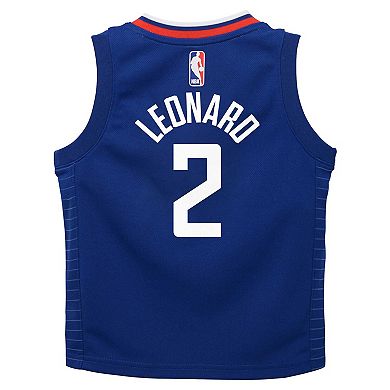 Preschool Nike Kawhi Leonard Royal LA Clippers Dri-FIT Swingman Player Jersey - Icon Edition