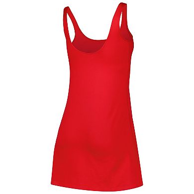Women's ZooZatz Red Wisconsin Badgers Logo Scoop Neck Dress
