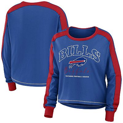 Women's WEAR by Erin Andrews Royal/Red Buffalo Bills Color Block