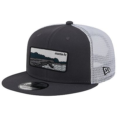 Men's New Era Black/White Austin FC Outdoor Trucker 9FIFTY
