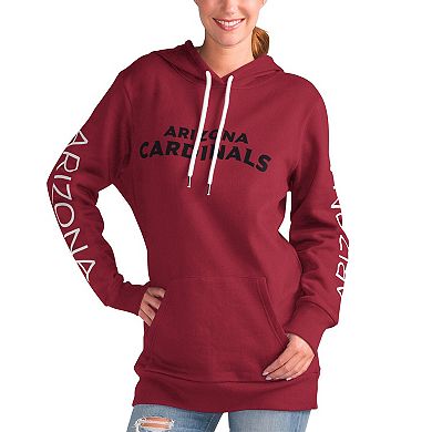 Women's G-III 4Her by Carl Banks Cardinal Arizona Cardinals Extra Inning Pullover Hoodie