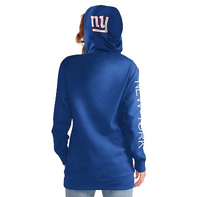 Women's G-III 4Her by Carl Banks Royal New York Giants Extra Inning Pullover Hoodie