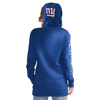 Women s G III 4Her by Carl Banks Royal New York Giants Extra Inning Pullover Hoodie