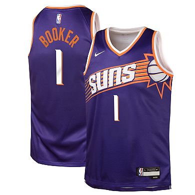 Youth Nike Devin Booker Purple Phoenix Suns Swingman Jersey - Icon Edition
