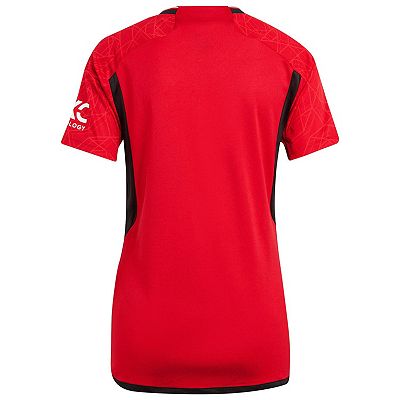 売れ筋商品|||アディダス カットソー トップス レディース Women's Red Manchester United 2023/24  Replica Jersey Red Women's adidas Red Manchester United 2023/24 Home Replica Jersey