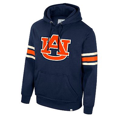 Men's Colosseum Navy Auburn Tigers Saluting Pullover Hoodie