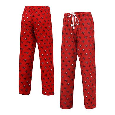 Women's Concepts Sport Red Tampa Bay Buccaneers Gauge Allover Print Sleep Pants