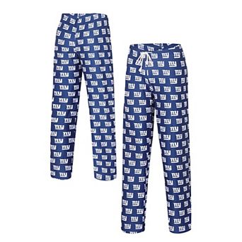 Women's Concepts Sport Royal New York Giants Gauge Allover Print Sleep Pants