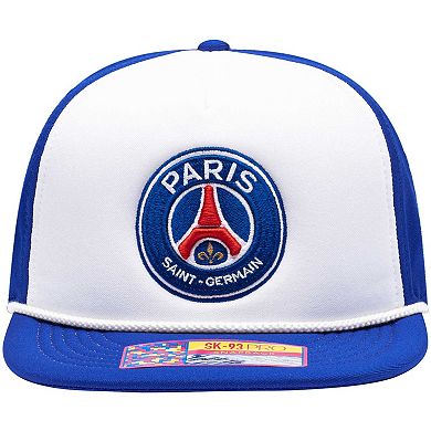Men's Fan Ink White Paris Saint-Germain Avalanche Snapback Hat