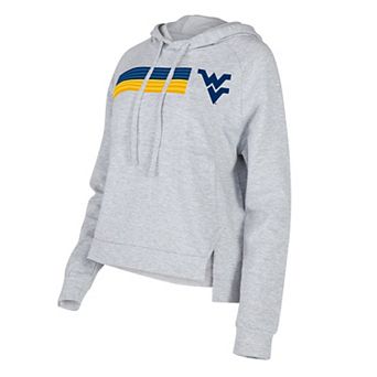 Women's Concepts Sport Gray West Virginia Mountaineers CedarÂ Tri-Blend Raglan Pullover Hoodie