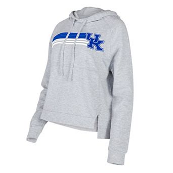 Women's Concepts Sport Gray Kentucky Wildcats CedarÂ Tri-Blend Raglan Pullover Hoodie
