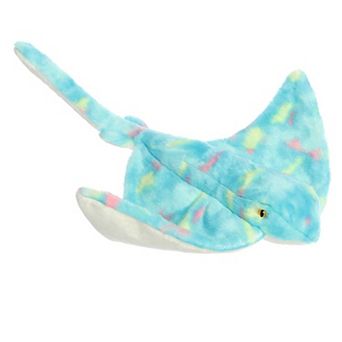 Aurora Large Aqua Destination Nation 19" Stingray Adventurous Stuffed Animal