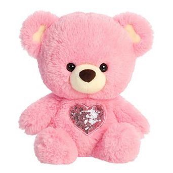 Aurora Large Pink Valentine 13" Heart For You Bear Heartwarming Stuffed Animal