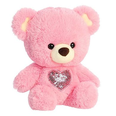 Aurora Large Pink Valentine 13" Heart For You Bear Heartwarming Stuffed Animal