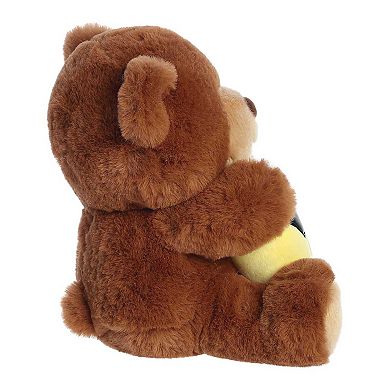 Aurora Small Brown Smileyworld 8" Shades Bear Vibrant Stuffed Animal