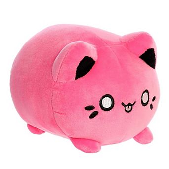 Aurora Small Pink Tasty Peach 7" Vivid Pink Meowchi Enchanting Stuffed Animal