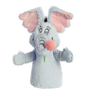 Aurora Large Blue Dr. Seuss 13" Horton Hand Puppet Whimsical Stuffed Animal