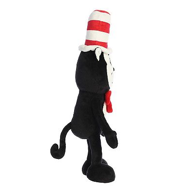 Aurora Large Black Dr. Seuss 15" Cat In The Hat Armature Whimsical Stuffed Animal