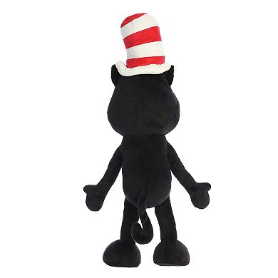 Aurora Large Black Dr. Seuss 15" Cat In The Hat Armature Whimsical Stuffed Animal