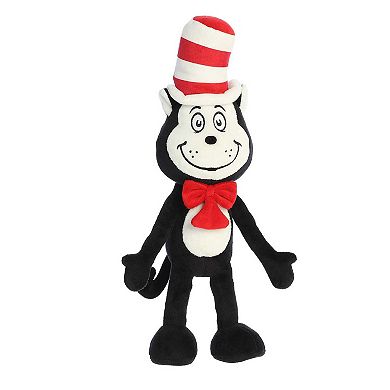 Aurora Large Black Dr. Seuss 15" Cat In The Hat Armature Whimsical Stuffed Animal