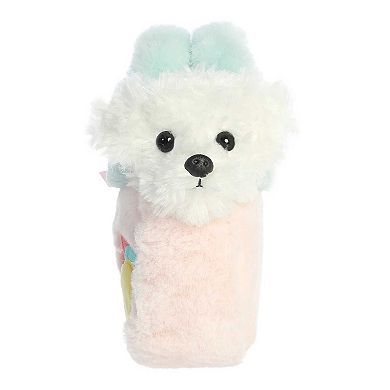 Aurora Small White Fancy Pals 7.5" Pastel Heart Fashionable Stuffed Animal