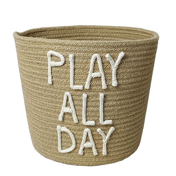 The Big One® Jute Rope Storage Tote - Play All Day