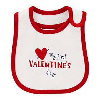 Baby Carter's My First Valentine's Day Teething Bib
