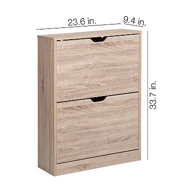 Sonoma Goods For Life Flip-Open Two-Drawer Shoe Cabinet