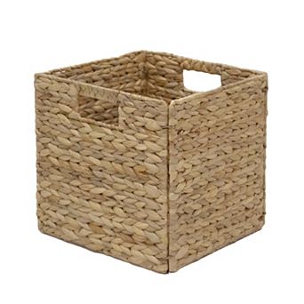 Sonoma Goods For Life® Collapsible Water Hyacynth Cube Organizer