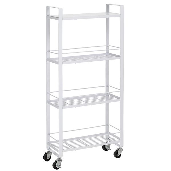 Sonoma Goods For Life® Metal Rolling Storage Cart - White