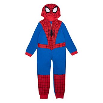 Boys 4-10 Marvel Spider-Man One-Piece Pajamas