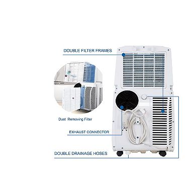 Airemax 8,000 BTU Portable Heat/Cool Air Conditioner