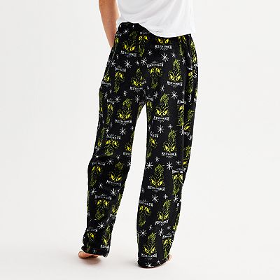 Grinch mens pajama pants hotsell