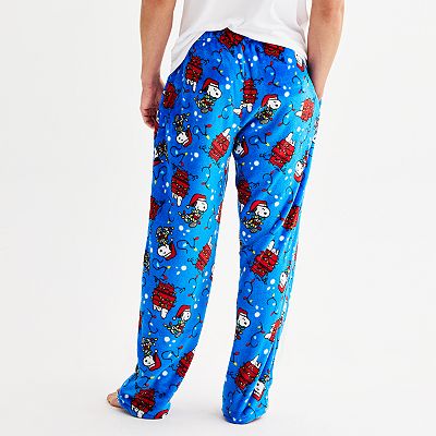 Men s Snoopy Holiday Super Minky Pajama Pants