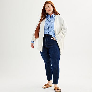 Plus Size Sonoma Goods For Life® High Rise Skinny Jeans