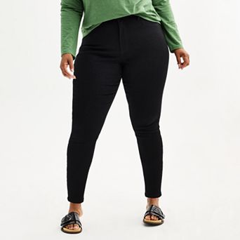 Plus Size Sonoma Goods For Life® High Rise Skinny Jeans