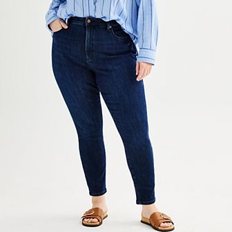 Plus Size Sonoma Goods For Life® High Rise Skinny Jeans