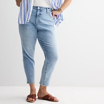 Plus Size Sonoma Goods For Life® High Rise Skinny Jeans