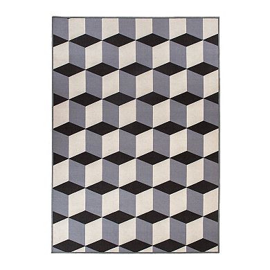 World Rug Gallery Contemporary Geometric Flatweave Indoor / Outdoor Area Rug