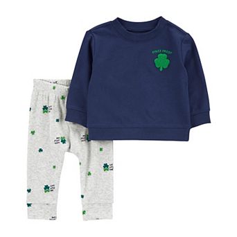 Baby Carter's 2 pc St. Patrick's Day Top & Pants Set
