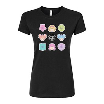 Juniors' Polly Pocket Grid Fitted Tee